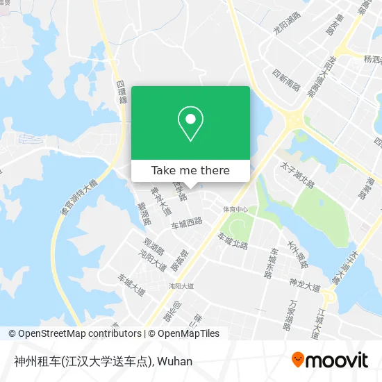 神州租车(江汉大学送车点) map