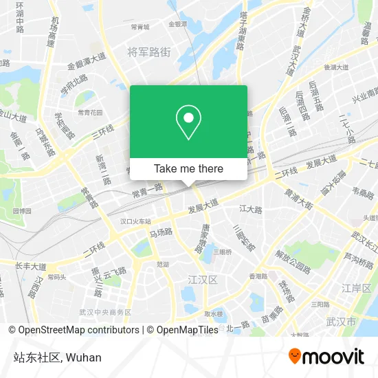站东社区 map