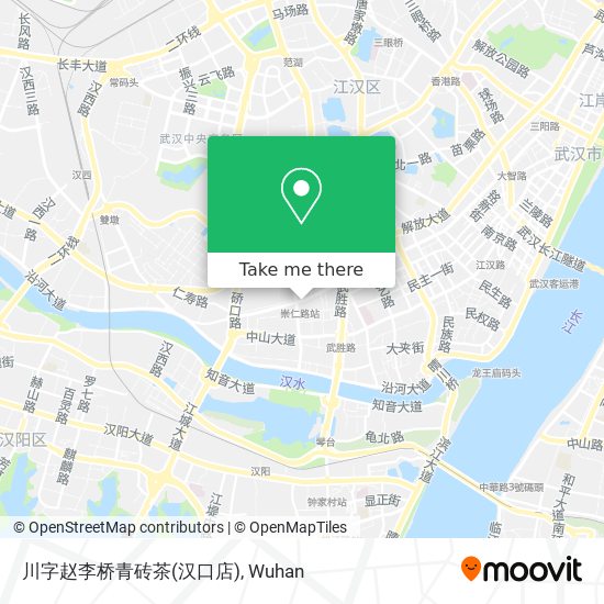 川字赵李桥青砖茶(汉口店) map