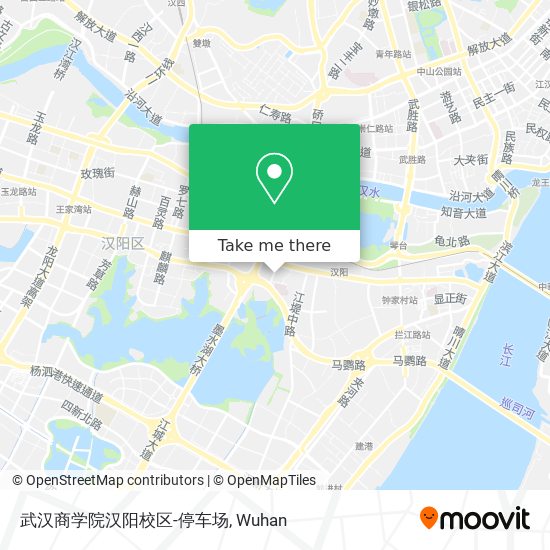 武汉商学院汉阳校区-停车场 map