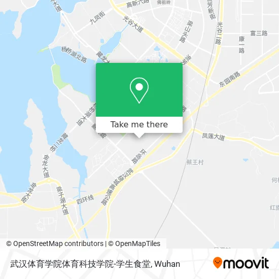 武汉体育学院体育科技学院-学生食堂 map