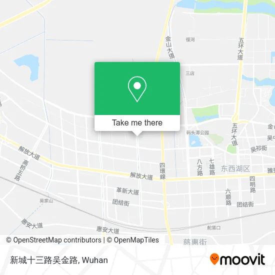 新城十三路吴金路 map