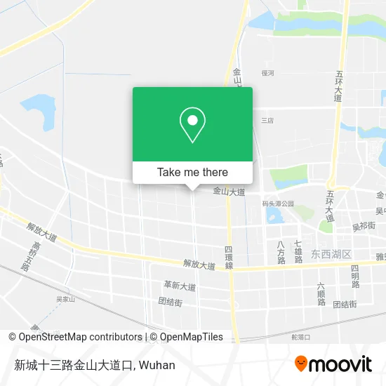 新城十三路金山大道口 map