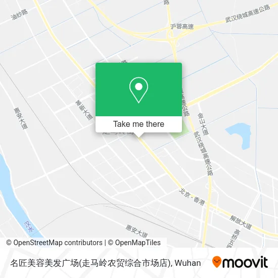名匠美容美发广场(走马岭农贸综合市场店) map