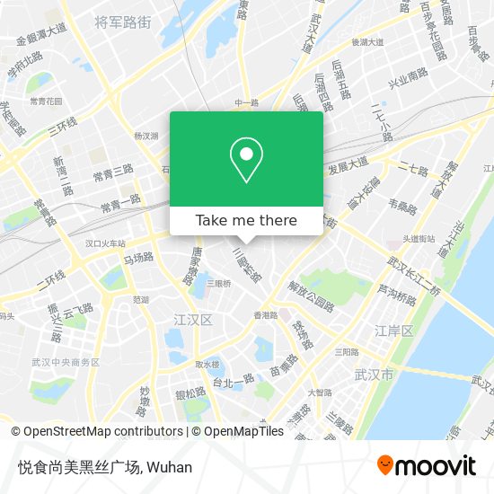 悦食尚美黑丝广场 map