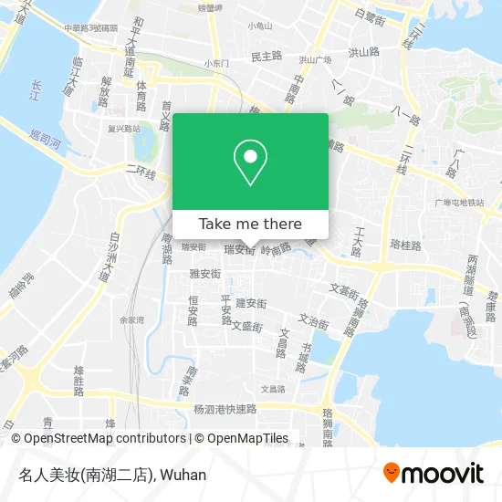 名人美妆(南湖二店) map