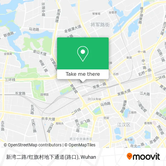 新湾二路/红旗村地下通道(路口) map