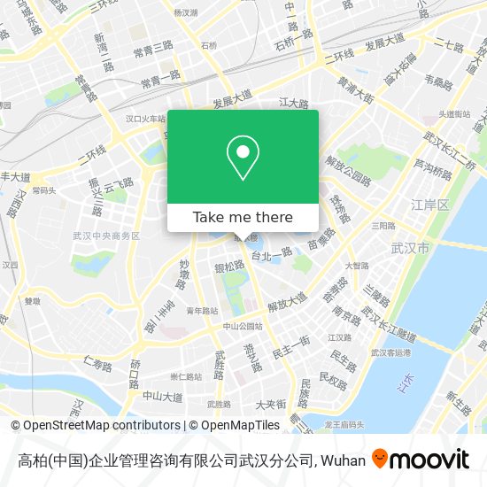 高柏(中国)企业管理咨询有限公司武汉分公司 map