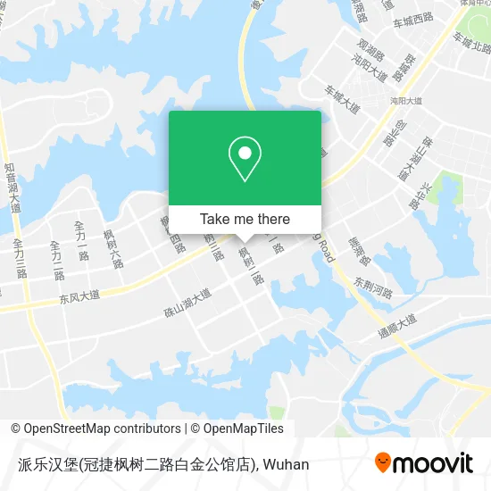 派乐汉堡(冠捷枫树二路白金公馆店) map