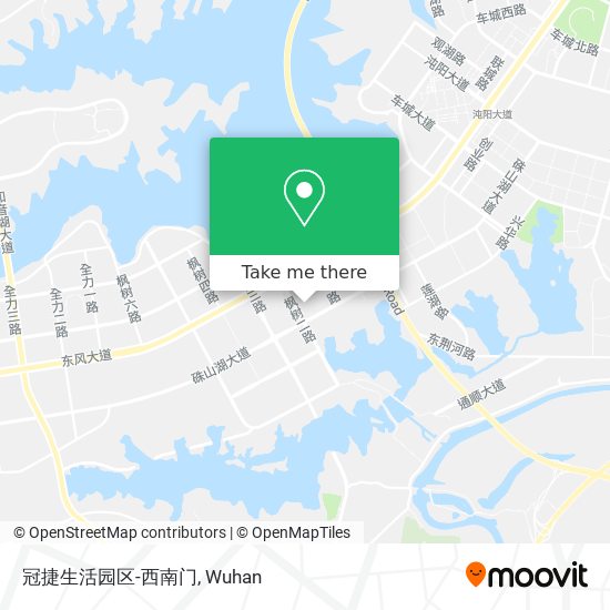 冠捷生活园区-西南门 map