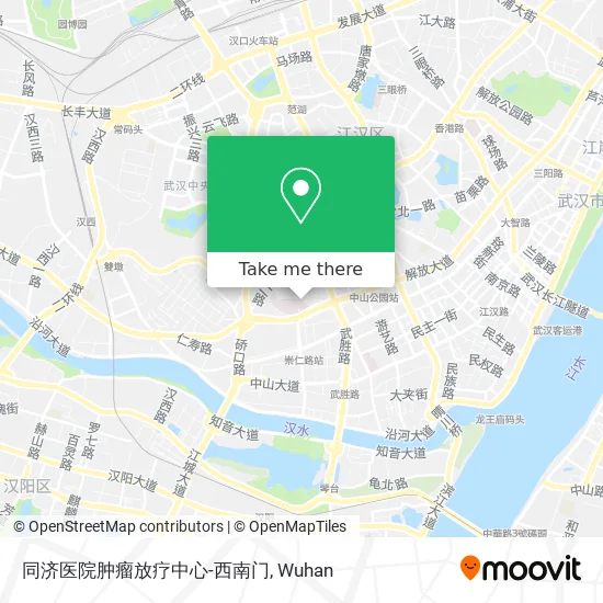 同济医院肿瘤放疗中心-西南门 map