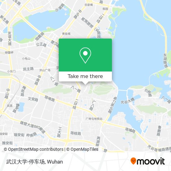 武汉大学-停车场 map