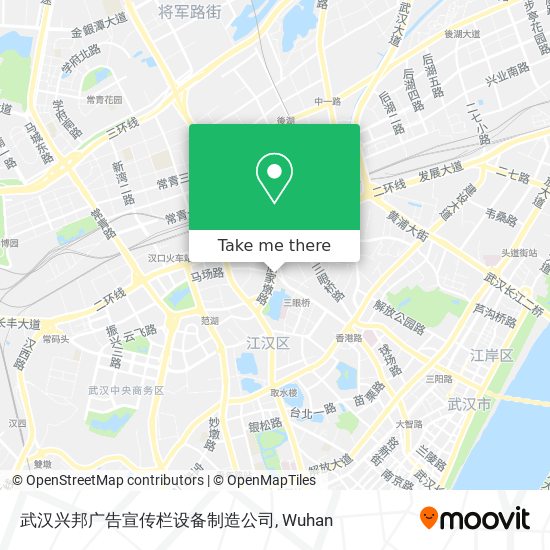 武汉兴邦广告宣传栏设备制造公司 map
