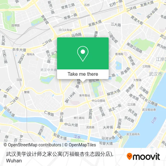 武汉美学设计师之家公寓(万福银杏生态园分店) map