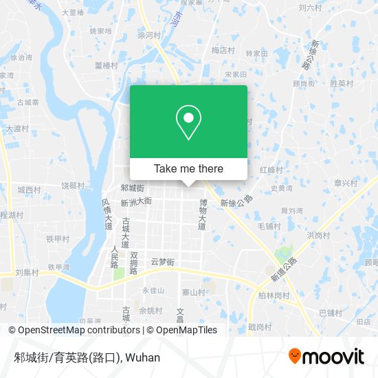 邾城街/育英路(路口) map