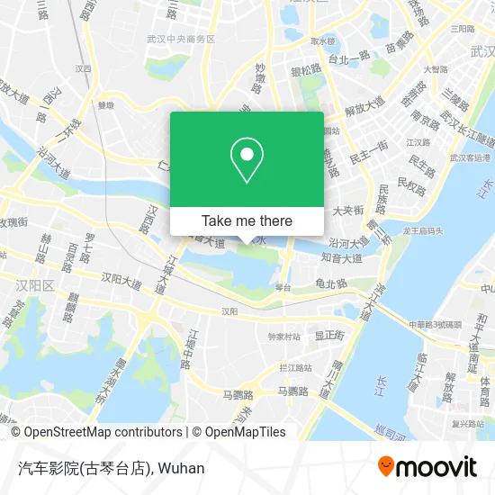 汽车影院(古琴台店) map