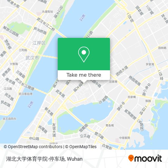 湖北大学体育学院-停车场 map