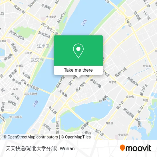 天天快递(湖北大学分部) map