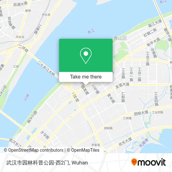 武汉市园林科普公园-西2门 map