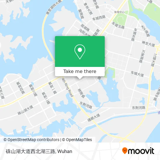 硃山湖大道西北湖三路 map