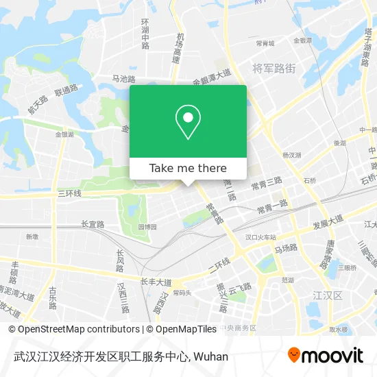 武汉江汉经济开发区职工服务中心 map