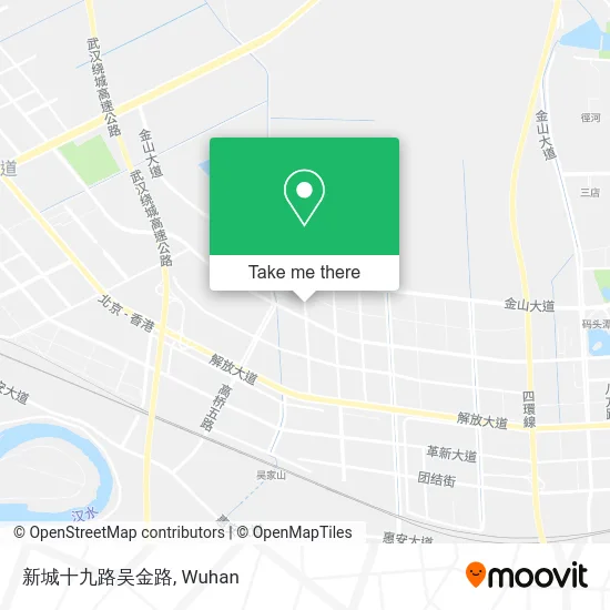新城十九路吴金路 map