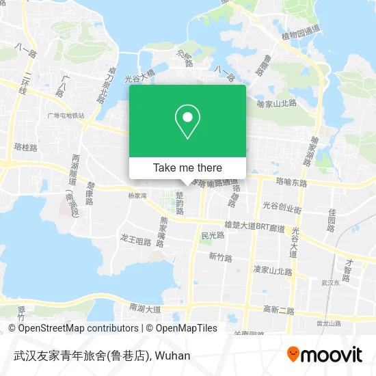 武汉友家青年旅舍(鲁巷店) map