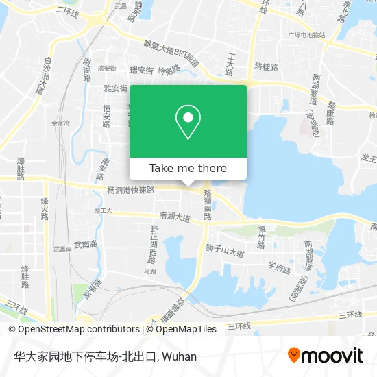 华大家园地下停车场-北出口 map
