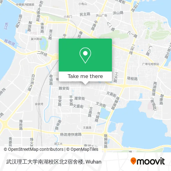 武汉理工大学南湖校区北2宿舍楼 map