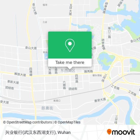 兴业银行(武汉东西湖支行) map