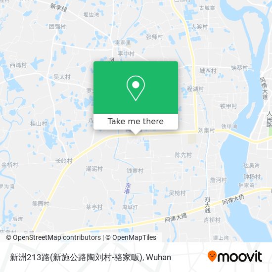 新洲213路(新施公路陶刘村-骆家畈) map