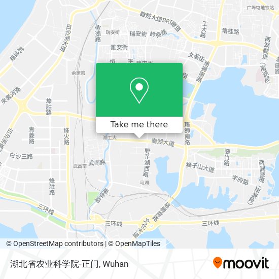 湖北省农业科学院-正门 map