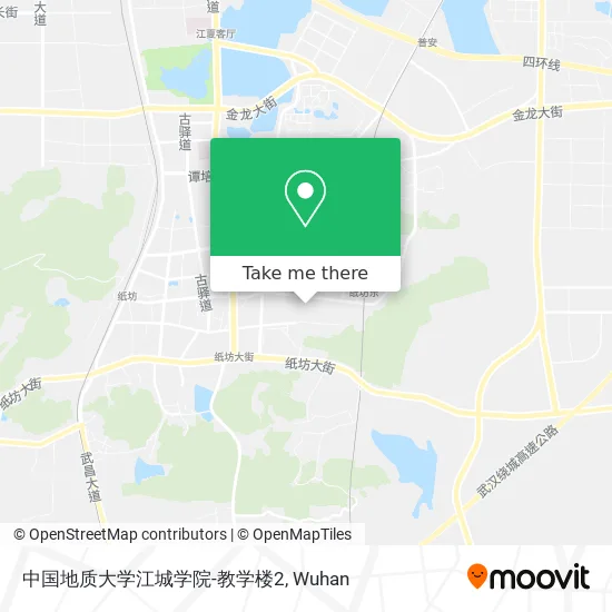 中国地质大学江城学院-教学楼2 map