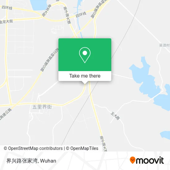 界兴路张家湾 map
