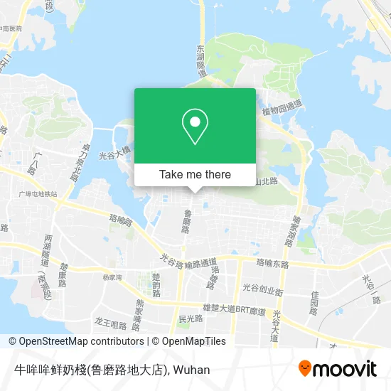 牛哞哞鲜奶棧(鲁磨路地大店) map