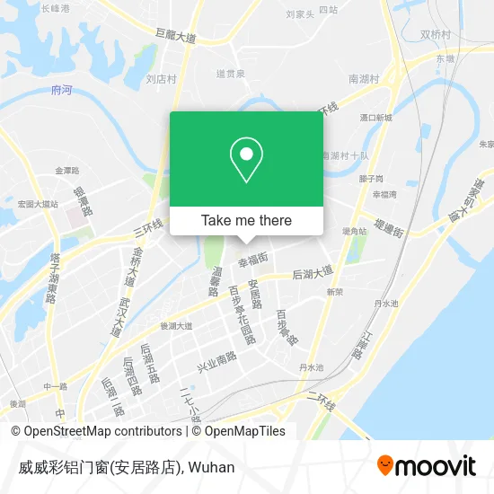 威威彩铝门窗(安居路店) map