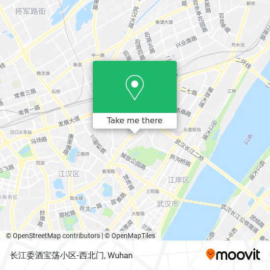 长江委酒宝荡小区-西北门 map