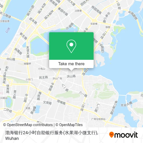 渤海银行24小时自助银行服务(水果湖小微支行) map