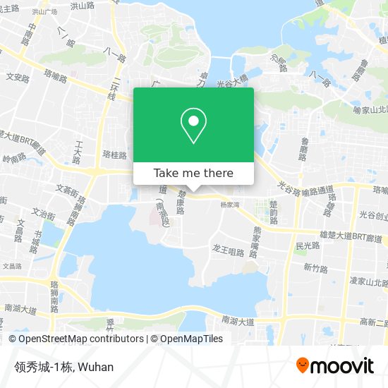 领秀城-1栋 map