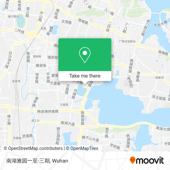 南湖雅园一至-三期 map