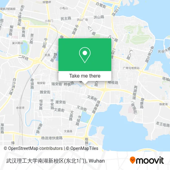 武汉理工大学南湖新校区(东北1门) map