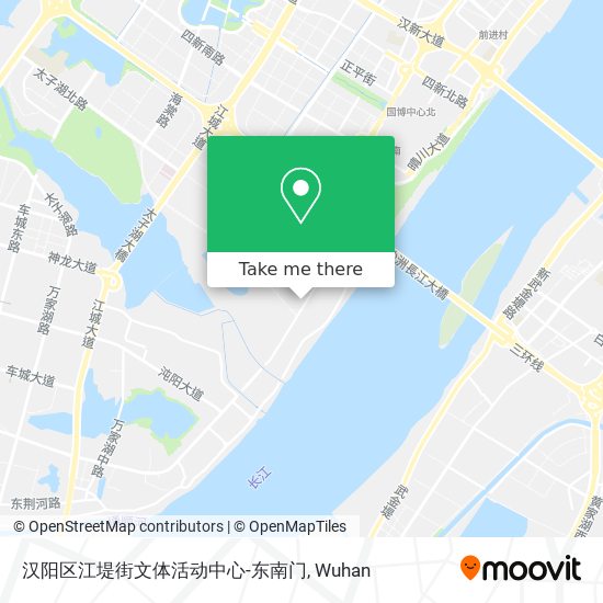 汉阳区江堤街文体活动中心-东南门 map