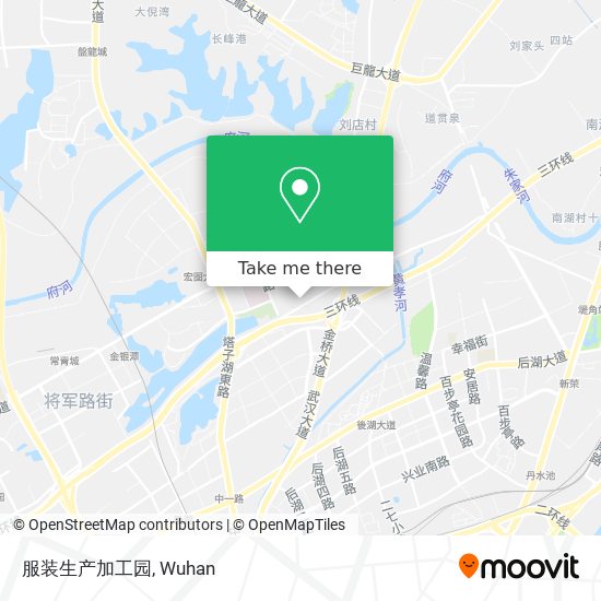 服装生产加工园 map