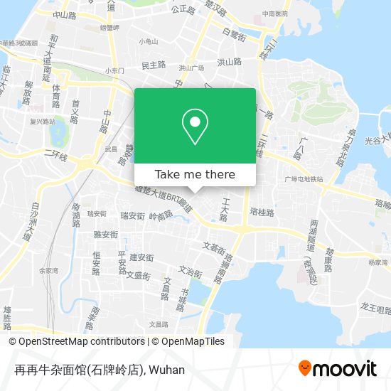 再再牛杂面馆(石牌岭店) map