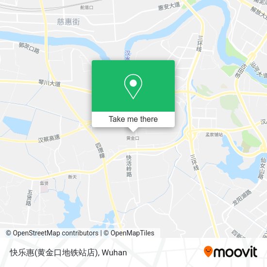 快乐惠(黄金口地铁站店) map