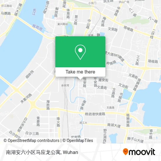 南湖安六小区马应龙公寓 map