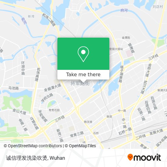 诚信理发洗染吹烫 map
