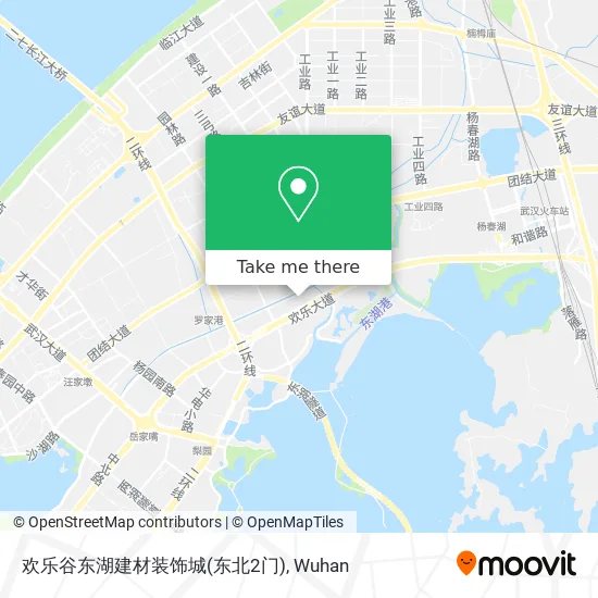 欢乐谷东湖建材装饰城(东北2门) map