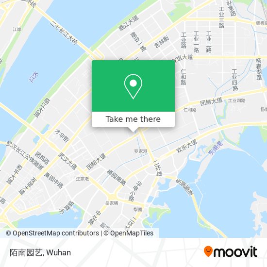 陌南园艺 map
