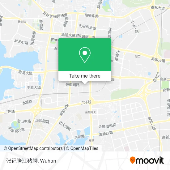 张记隆江猪脚 map